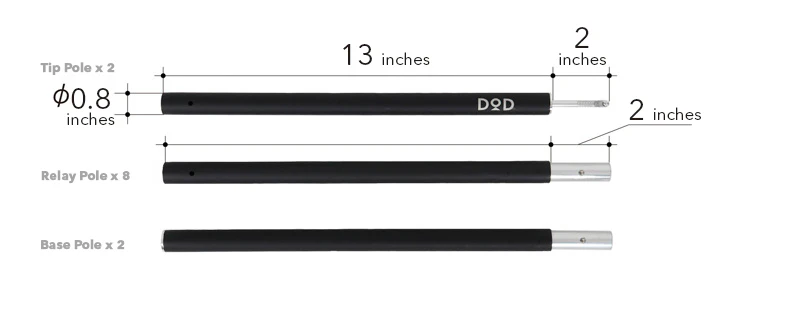 Compact Tarp Poles - Image 5