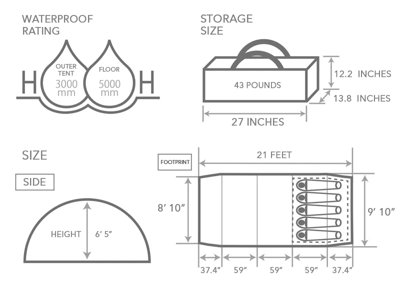 Kamaboko Super Tent (M) - Image 5
