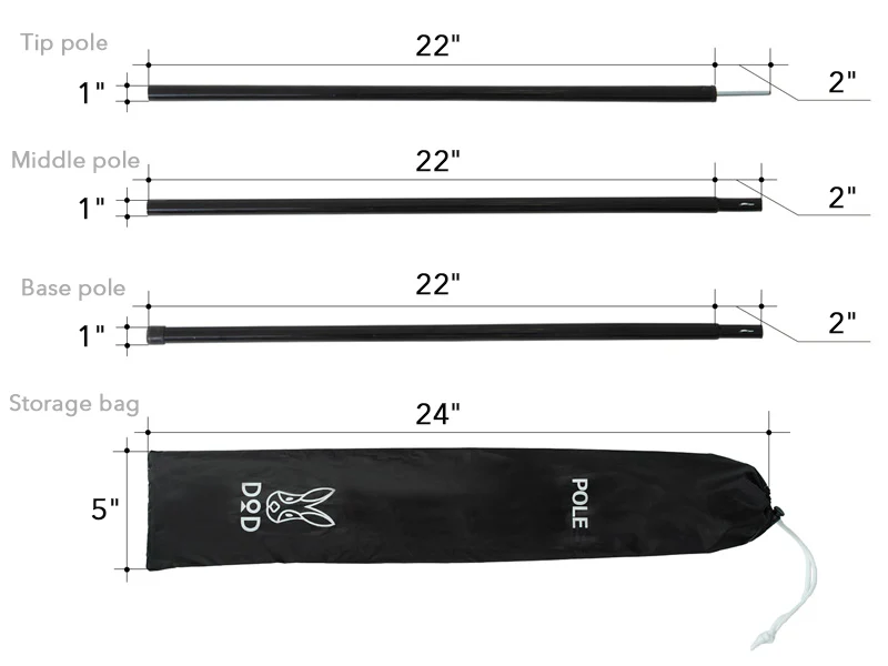 Kiso Awning Poles - Image 4