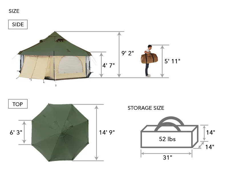 Takenoko Bell Tent - Image 4